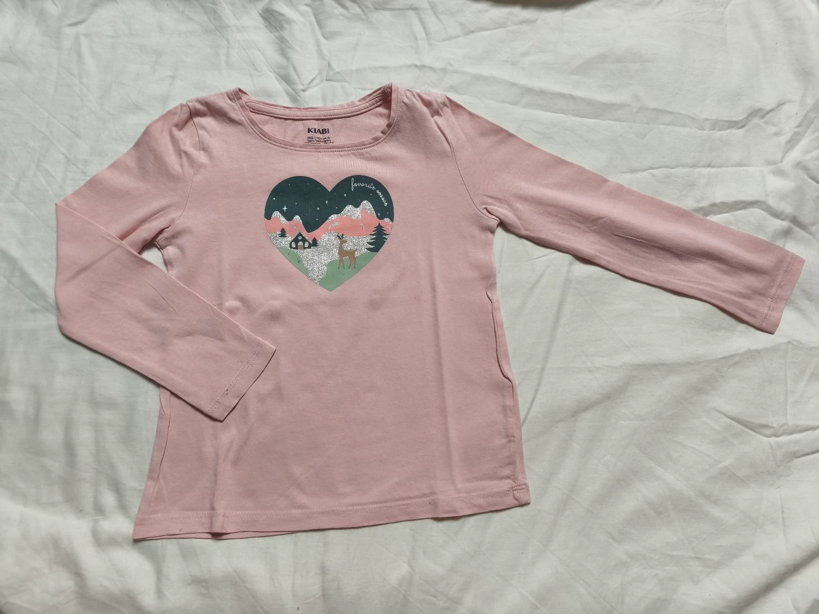 Lote de 2 camisetas de manga longa para meninas (5 anos) – photo 3